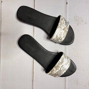Nine West - Women’s Faux Snake Skin Slip On Shoes - Size 5.5